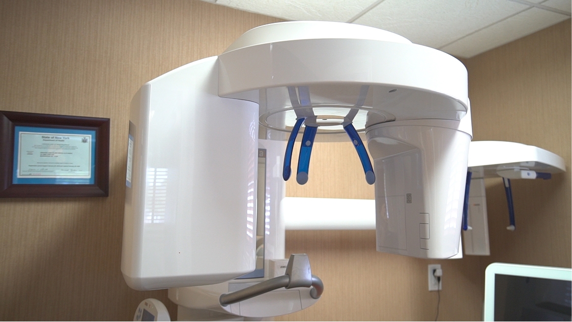 Dental X-ray machine at Greater Long Island Dental in Massapequa, NY