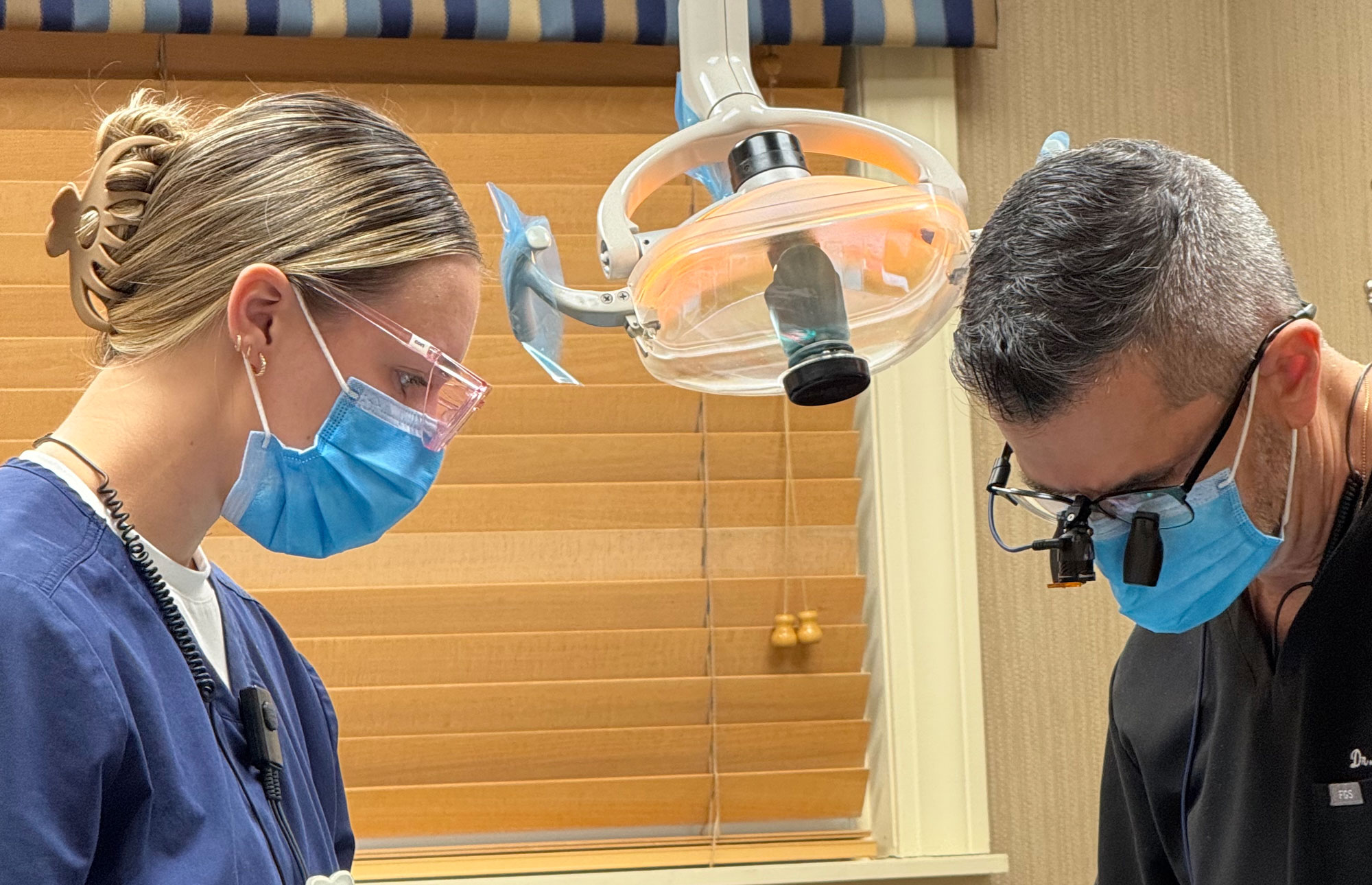 greater long island dental procedure in progress